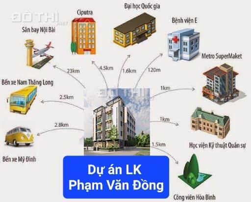 Bán nhà liền kề tại Đường Phạm Văn Đồng, Phường Cổ Nhuế 1, Bắc Từ Liêm, Hà Nội. 11,5 tỷ.