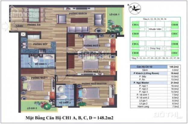 Chính chủ bán căn chung cư CT4 Vimeco Nguyễn Chánh DT 148m2, 4 ngủ, nhà đẹp, giá rẻ CC: 0983262899