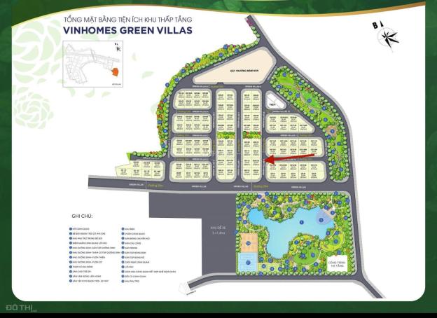 Quỹ căn bán giá tốt nhất Vinhomes Green Villas , sổ đỏ diện tích từ 194-440m2