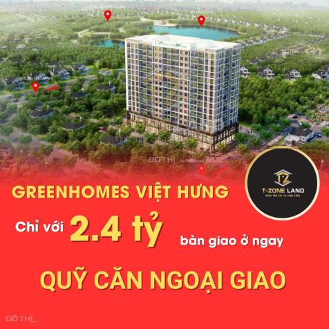 Bán căn 2PN+1 75.5m2, tầng cao view hồ Kim Quan DA Phương Đông Green Home chỉ 2.5 tỷ. LH 0909860283