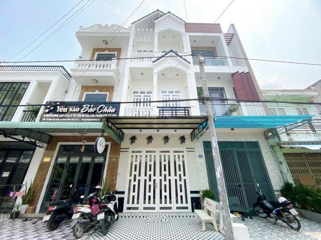 Bán nhà mới 2 lầu mặt tiền đường Phạm Thế Hiển , KDC Thới Nhựt 1 . Sổ hồng