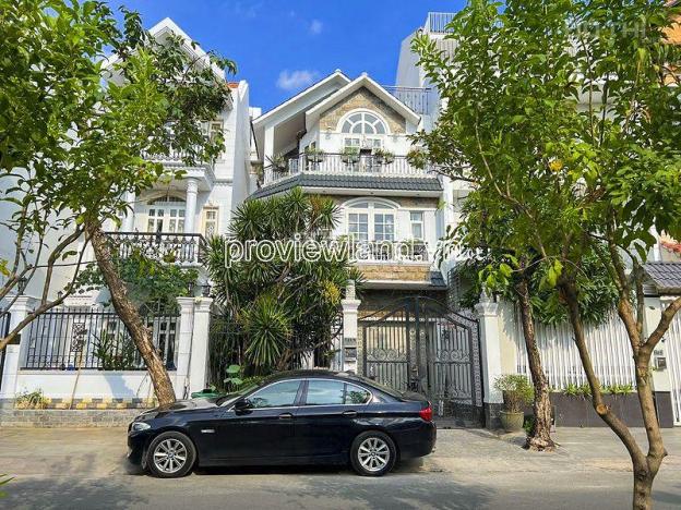 Cho thuê biệt thự Fideco Thảo Điền, 7x20m đât, 4 tầng, 6PN, nhà cực đẹp