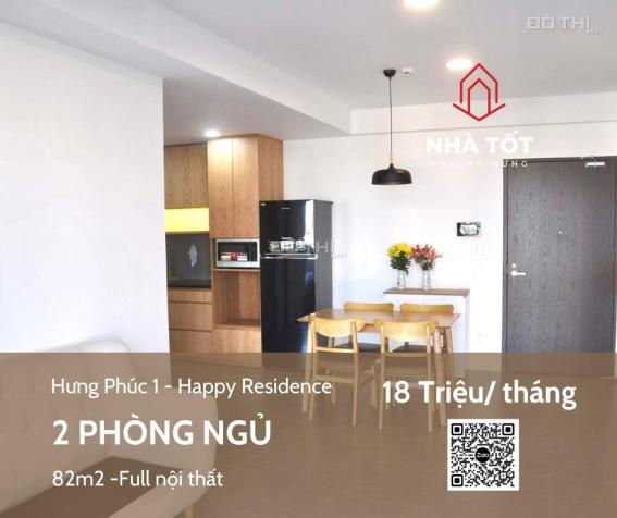 Cho thuê căn hộ chung cư tại Dự án Happy Residence, Quận 7, Hồ Chí Minh diện tích 82m2 giá 17 Triệu