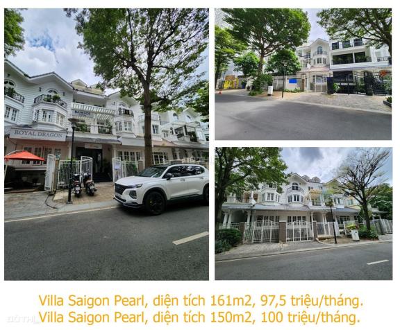 Cho thuê villa DA Saigon Pearl, phường 22, Bình Thạnh. Dt 161m2. Giá 97,5 tr/tháng. Lh 0903652452