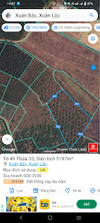 Bán đất tại Xã Xuân Bắc, Xuân Lộc, Đồng Nai diện tích 9400m2 giá 3.9 Tỷ